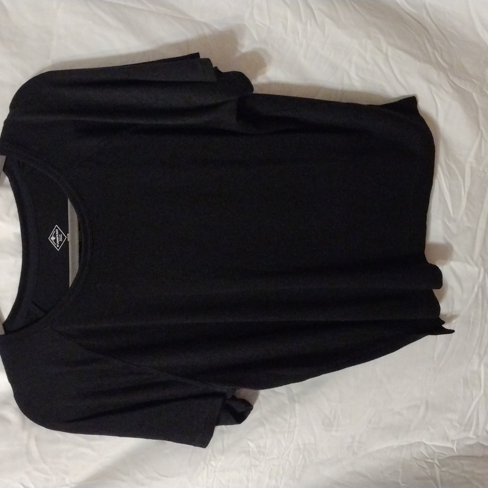 2 For 8 Dollars Sale, Classic And Charming women's black lightweight shirt
